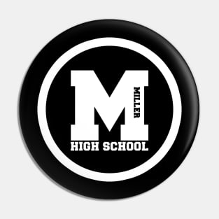 Miller Highschool V.1 white Pin