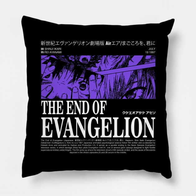 The End of evangelion Pillow by mrcatguys