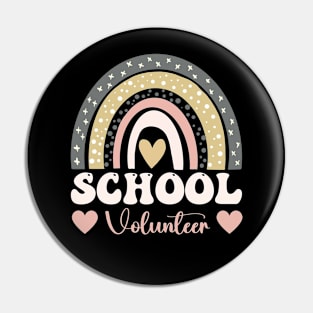 Funny Appreciation Day Christmas School Volunteer Pin