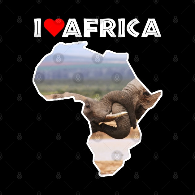 I Love Africa Elephant Tug of War by PathblazerStudios