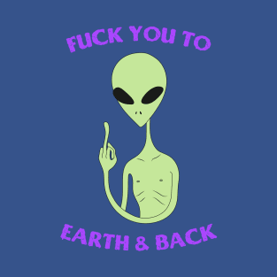 middle finger alien T-Shirt