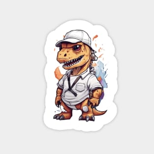 Adventure travel dinosaurs Magnet