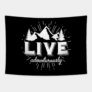 Live Adventurously Tapestry