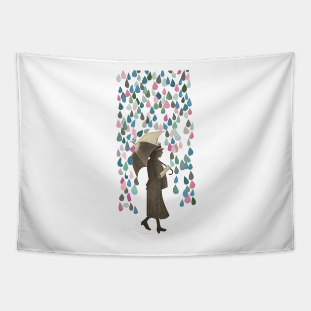 Rain Dance Tapestry by Cassia