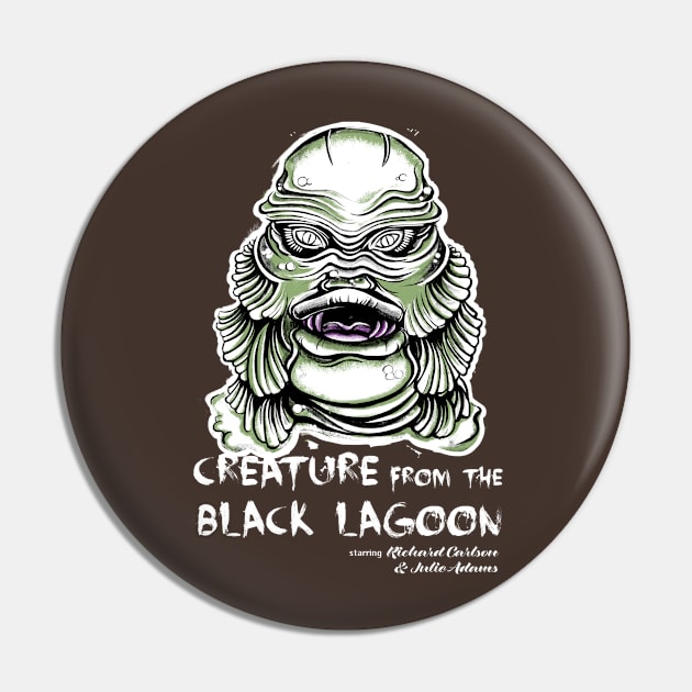 Creature from the Black Lagoon Pin by mermeladadesesos