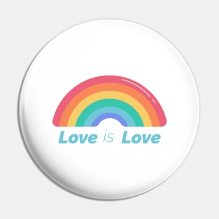 Love Is Love LGBTQ Pin