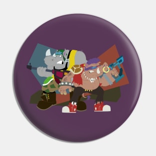 Bebop and Rocksteady Pin