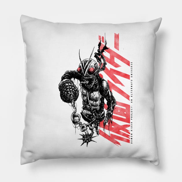 Demon Rider Project: An Alternate Universe Pillow by amykamen555