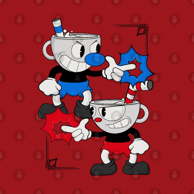 Cuphead Design - Colour by JCoulterArtist