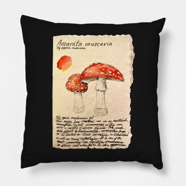 Classic toadstool Pillow by ncprocter