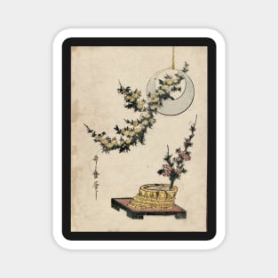 Utamaro Flowers Magnet