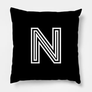 Letter N Pillow