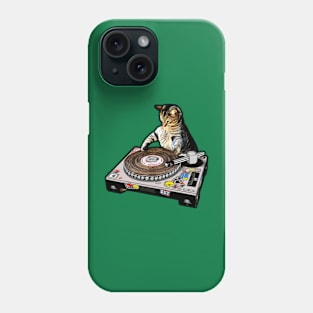 DJ Cat Scratch Phone Case