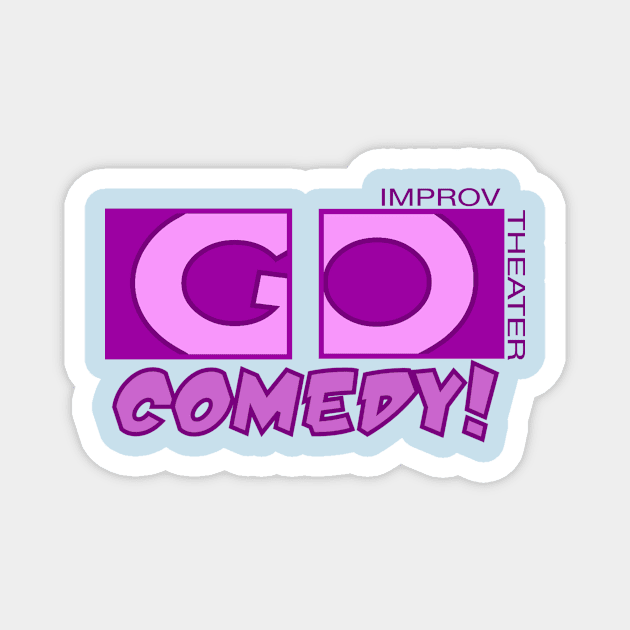 Go Pink Magnet by gocomedyimprov