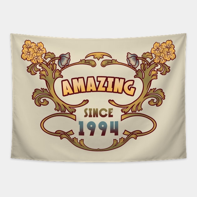 AMAZING SINCE 1994 art nouveau vintage retro 90s Tapestry by leepianti