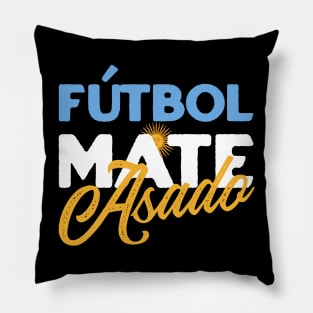 Argentina - Futbol Mate Asado Pillow