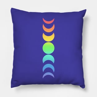 Moon Phases Pride (Gay) Pillow