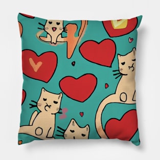 pet lover quotes cat Pillow