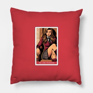 the high priestess - house of anubis tarot card Pillow