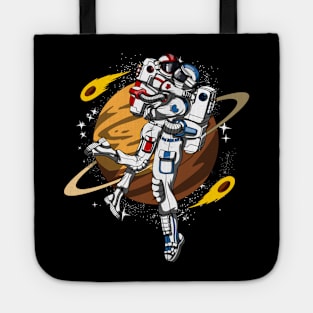 Space Astronaut Couple Tote