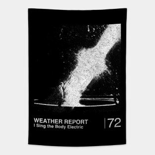 Weather Report  / Minimalist Graphic Artwork Fan Design Tapestry