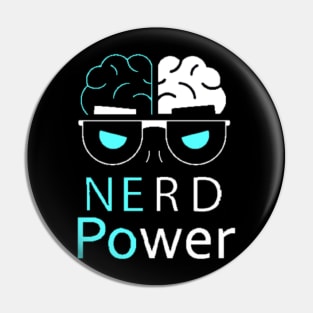 Nerd Power - Power to the Nerd Pin