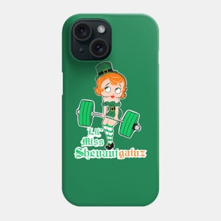 St.Patrick's fitness girl, girls who lift Phone Case