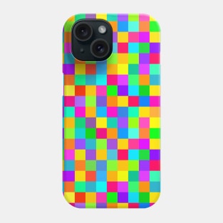 Really Colorful Checkers! Phone Case