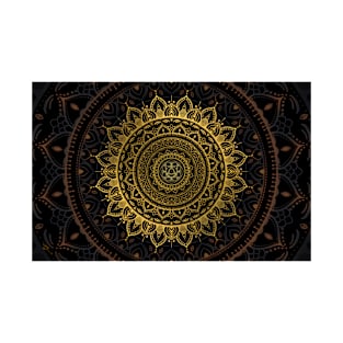 Gold Zen Mandala T-Shirt