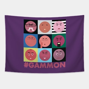 #GAMMON - HASHTAG GAMMON - WALL OF GAMMON Tapestry