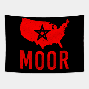 Moorish American America Amexem Moroccan Flag Tapestry