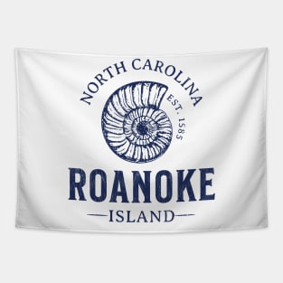 Roanoke Island, NC Summertime Vacationing Seashell Tapestry