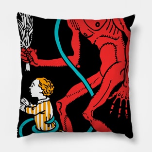 Merry Krampus (dark shirts) Pillow