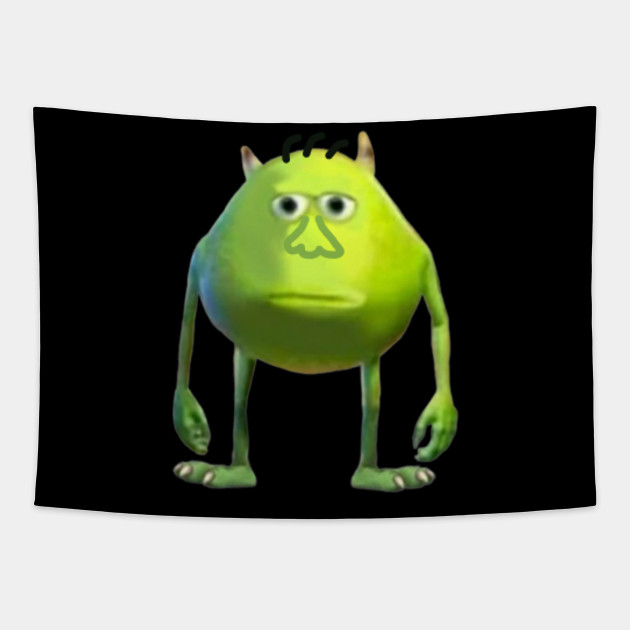 Funny Mike Wazowski Mike Wazowski Tapestry Teepublic
