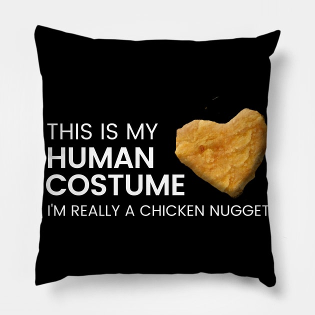 Human Costume Chicken Nugget Pillow by Walkowiakvandersteen