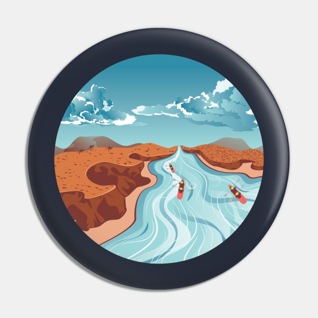 Rafting on mountain river Pin by AnnArtshock