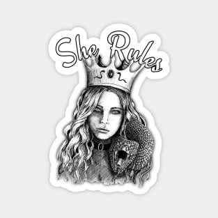 She Rules-Evil Queen Magnet