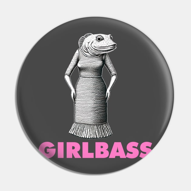 Girl Bass Pin by PhilFTW