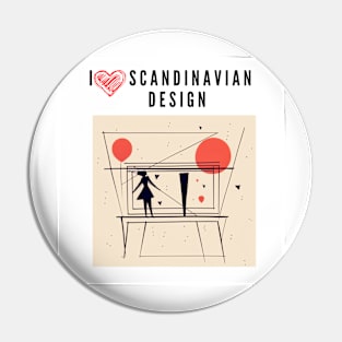 I love Scandinavian design Pin