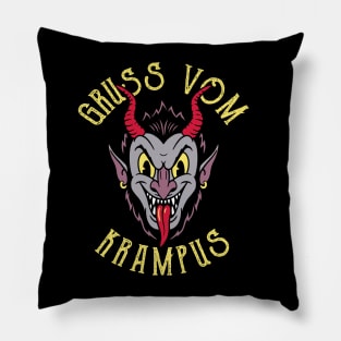 Gruss Vom Krampus Pillow