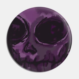 Purple Skull Pin