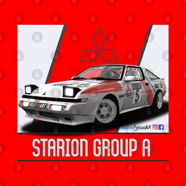 Mitsubishi Starion Group A by PjesusArt