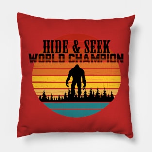 Bigfoot Hide and Seek Pillow