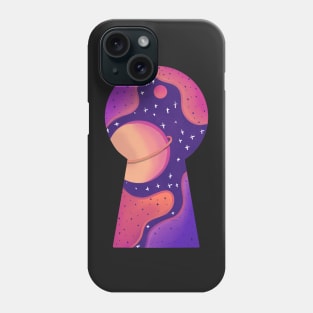 Galaxy vector illustrator Phone Case