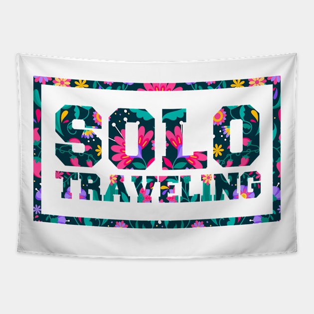 solo traveling , sailing and canoeing , retro hippie van beach surfer longboard aloha Tapestry by  Funny .designs123