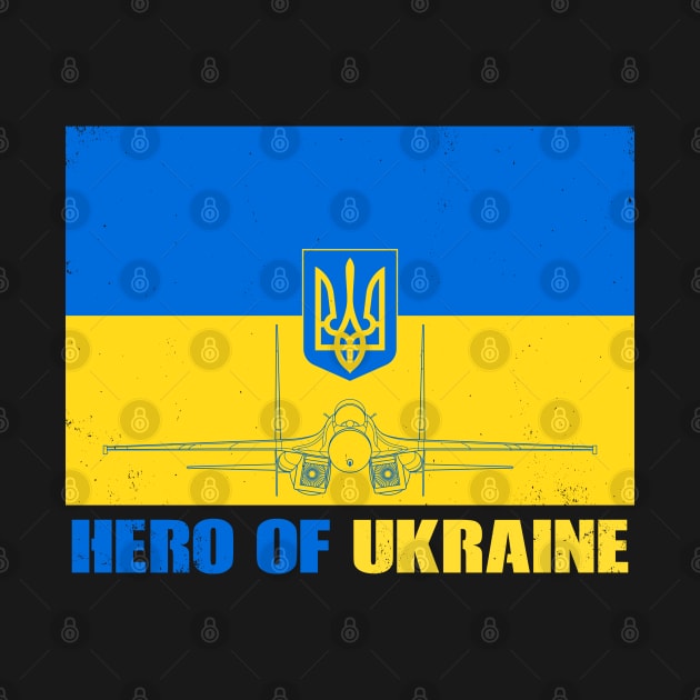 Ghost of Kyiv Hero of Ukraine by NicGrayTees