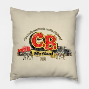 Vintage C.B. McHaul 1977 Pillow