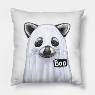 Raccoon Boo Pillow