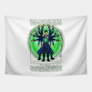 Vitruvian Magician Tapestry