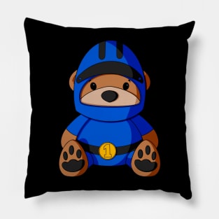 Racer Teddy Bear Pillow